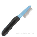 Two Style Rubber Non-slip Handle Pet Flea Comb